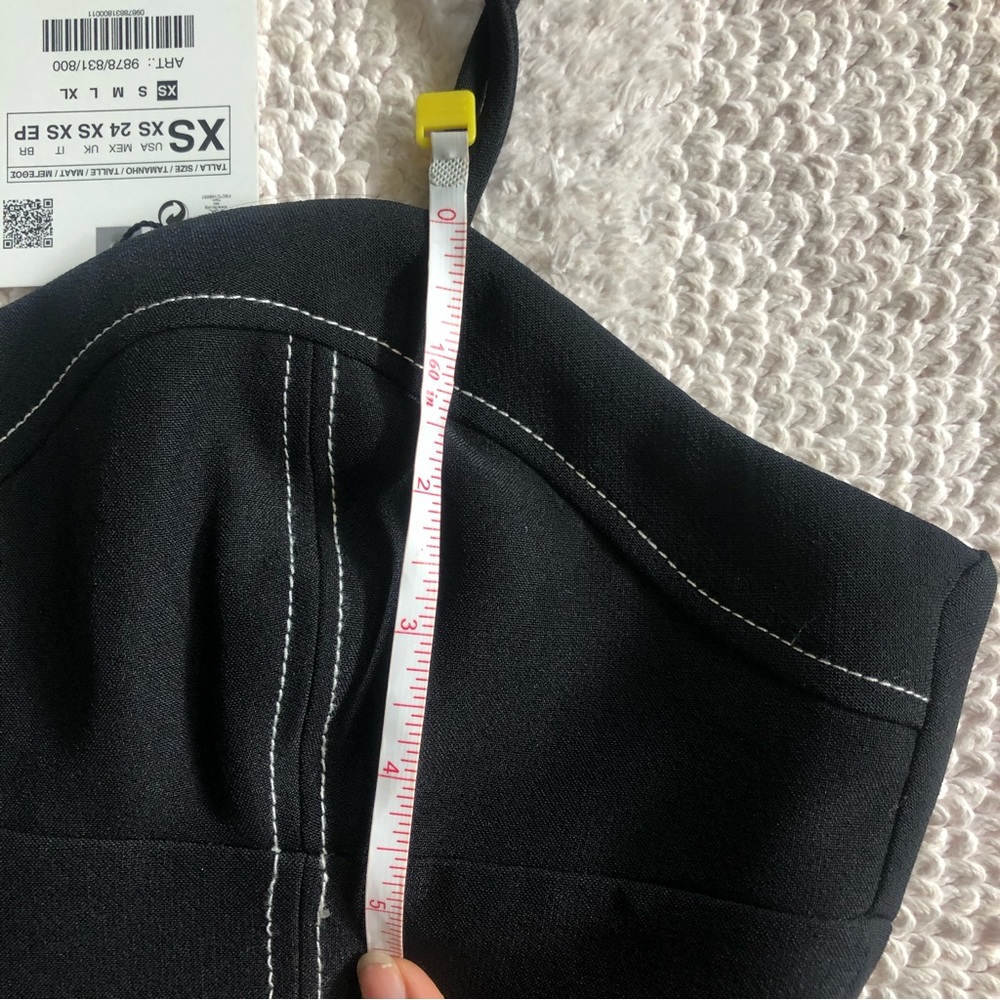 ZARA TOPSTITCHING DRESS - Picture 11 of 16